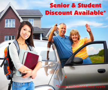 Senior & Student Dscount Available