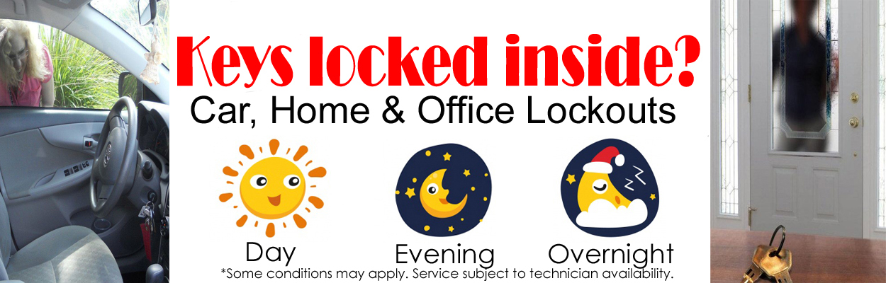Home, Car & Office Lockouts 24 Hours!